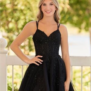 Kiss Black Prom Dress